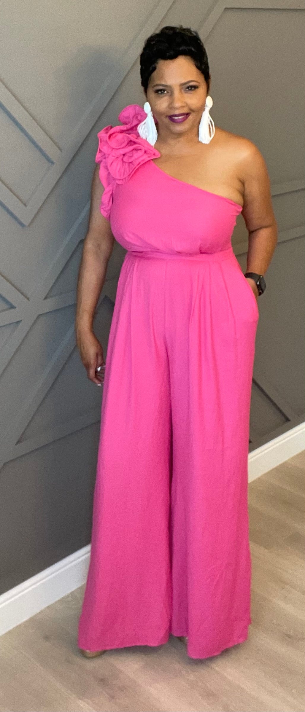 Pretty in Pink Jumpsuit